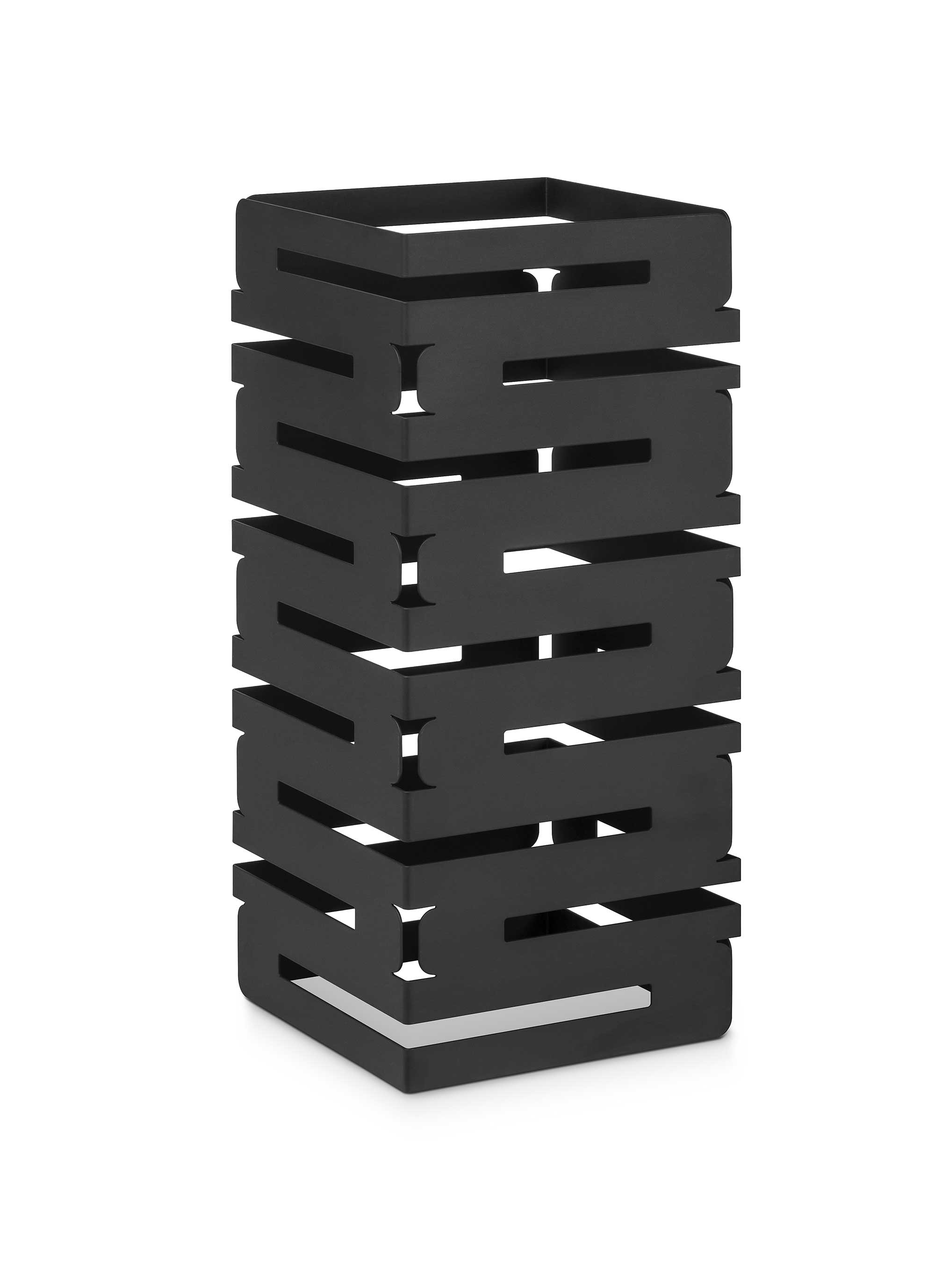Rosseto Skycap Black Matte Multi-Level Riser, 8 x 8 x 18 inch