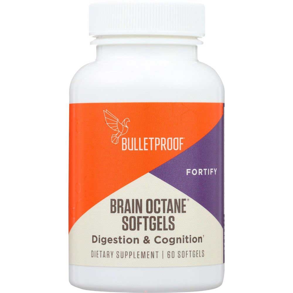 Bulletproof Brain Octane Softgel - 60 count per pack