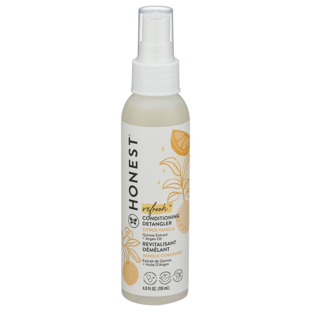 The Honest Sweet Orange Vanilla Conditioning Detangler, 4 Ounce