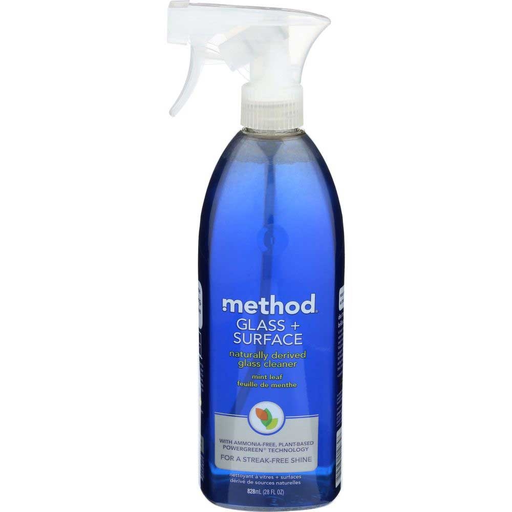 Method Mint Leaf Glass/Surface Cleaner, 28 Fluid Ounce -- 8 per case