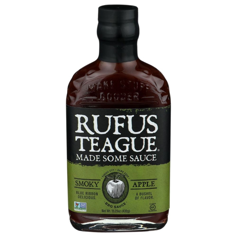 Rufus Teague Smoky Apple BBQ Sauce, 15.25 Ounce -- 6 per case