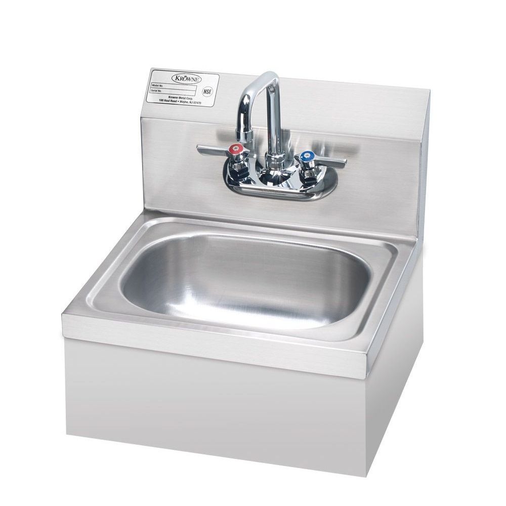 Krowne Stainless Steel Skirt for 9 inch Width Hand Sinks