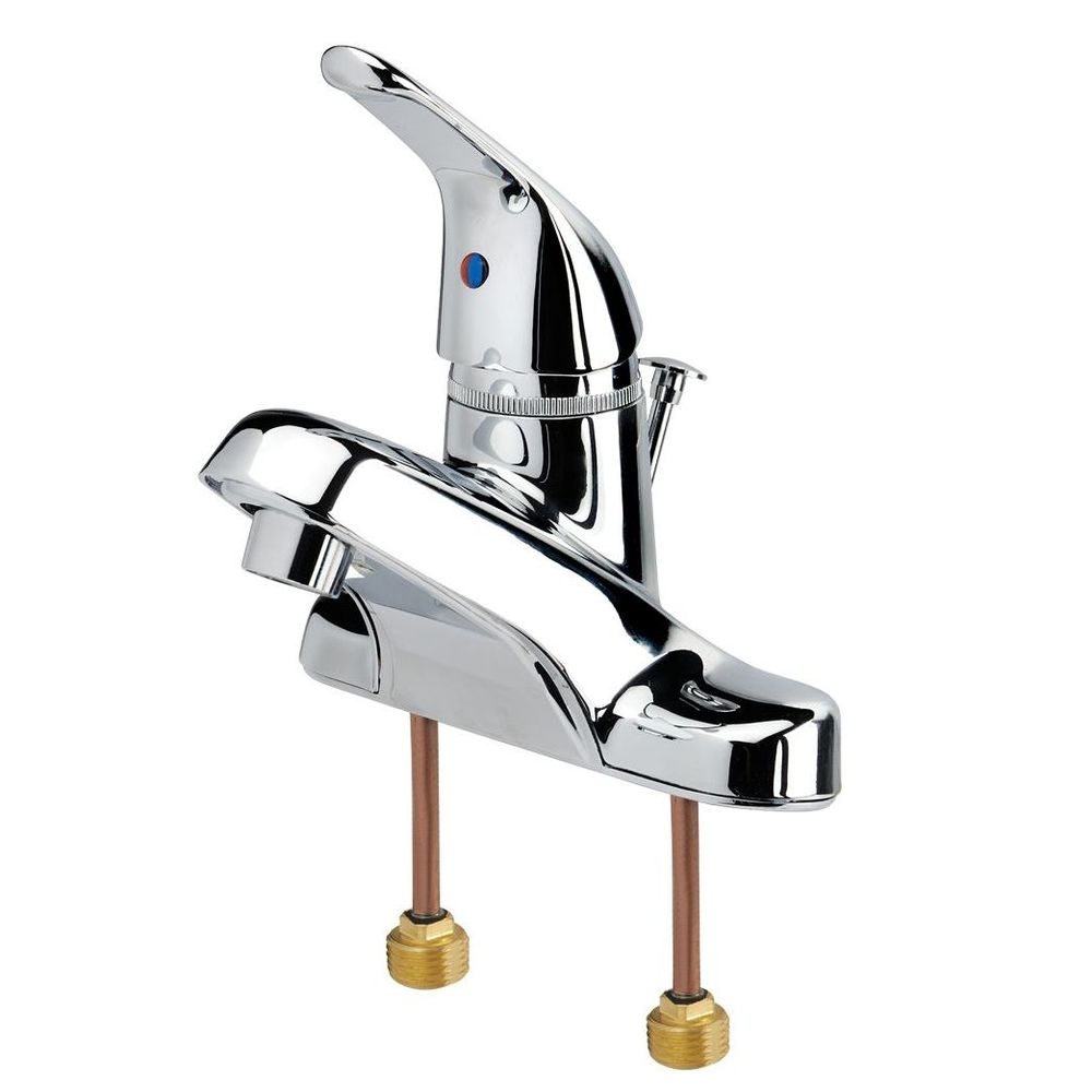 Krowne Silver Series 4 inch Center Single Lever Handles Faucet with Pop-up Drain