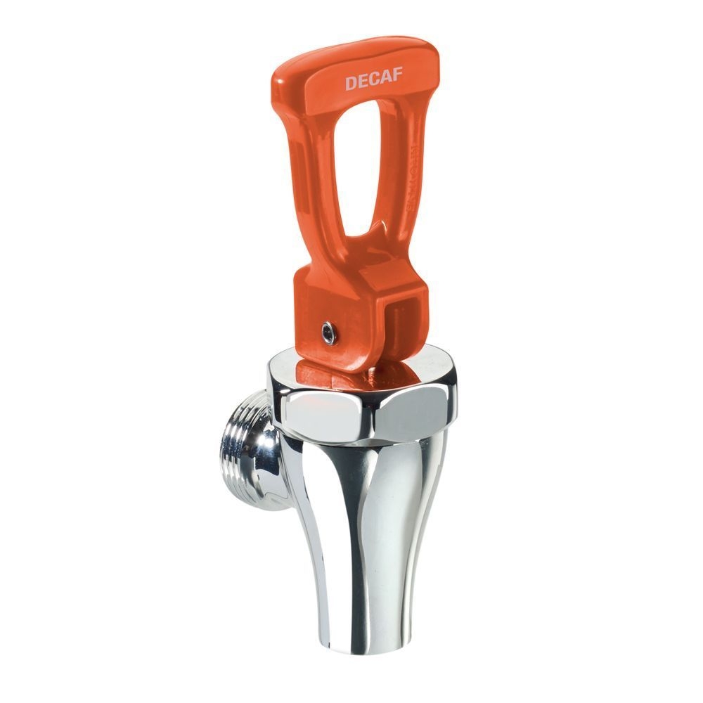 Krowne Orange Coffee Urn Faucet for Decaf