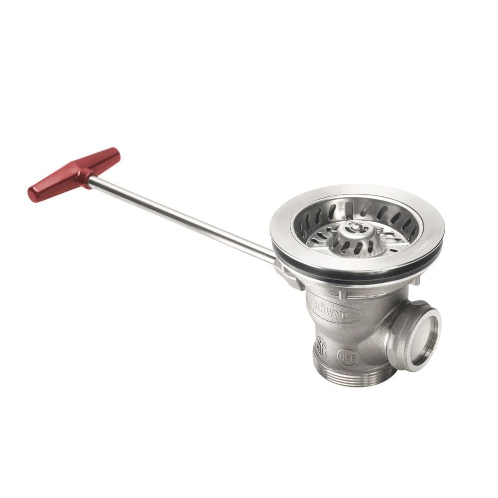 Krowne RotoPro Diamond Series Stainless Steel Ball Valve for Waste Drain, 3 .5 inch