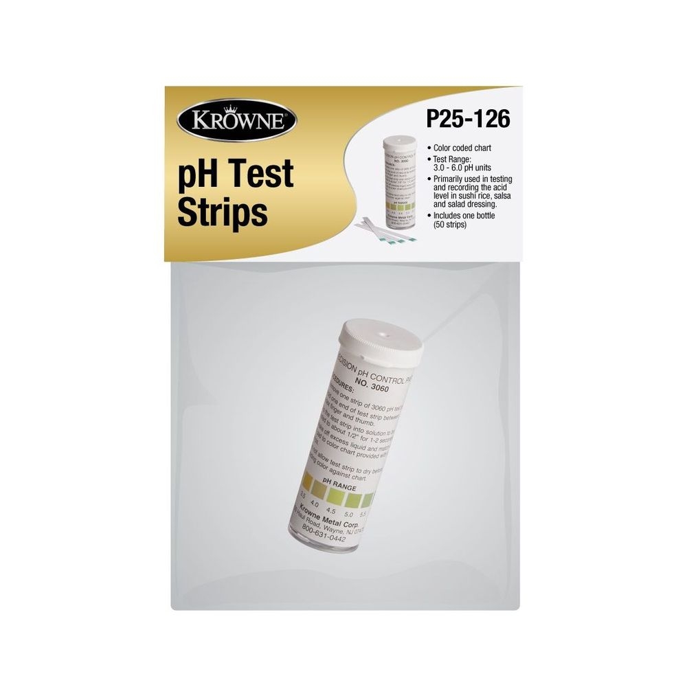 Krowne pH Test Strip Bag with Header
