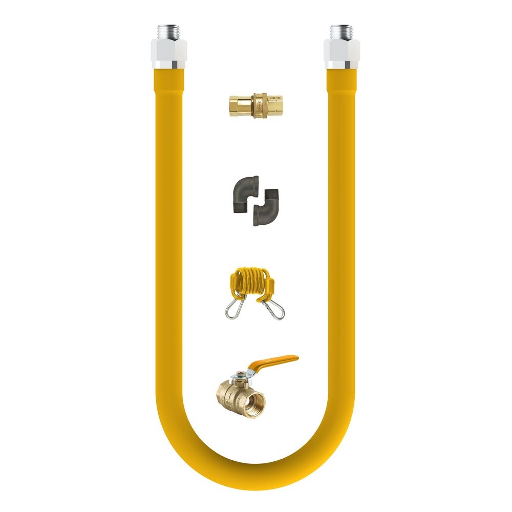 Krowne Economy Gas Connector Complete Kit, 3/4 x 48 inch