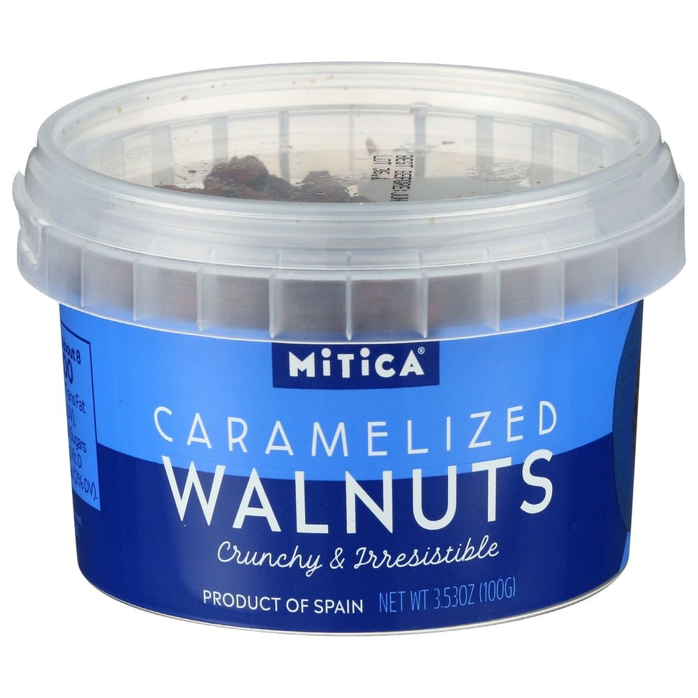Mitica Caramelized Walnuts, 3.53 Ounce Minitub -- 12 per case