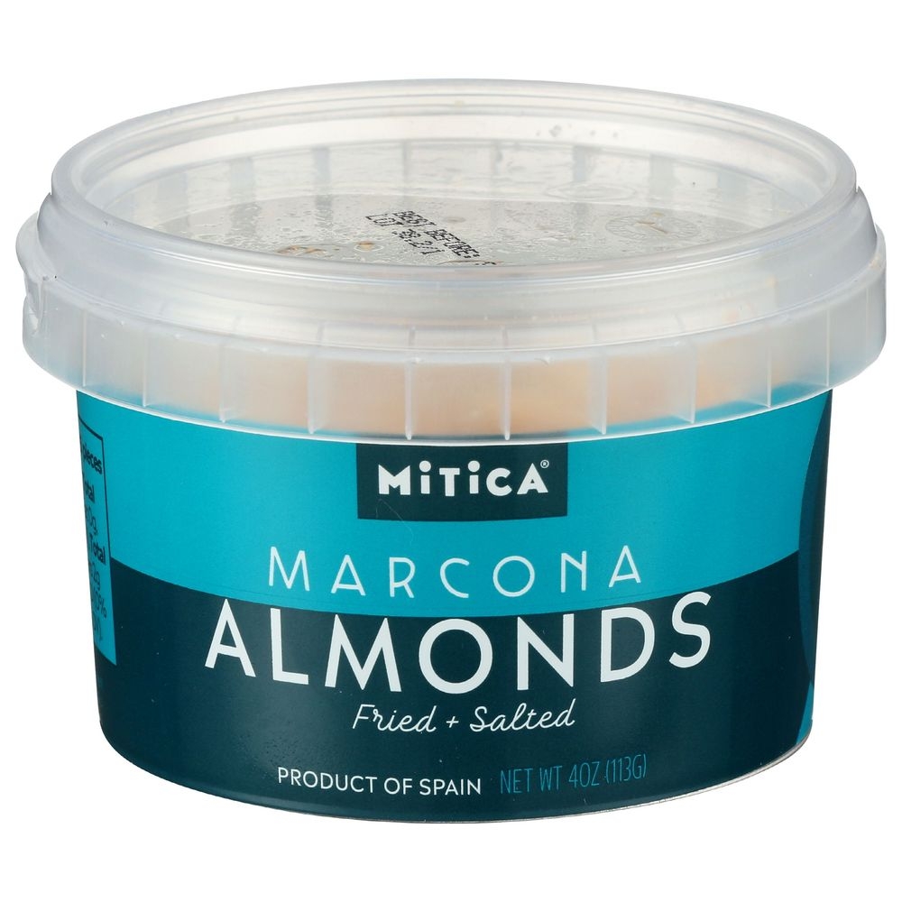 Mitica Fried and Salted Marcona Almonds, 4 Ounce Minitub -- 12 per case