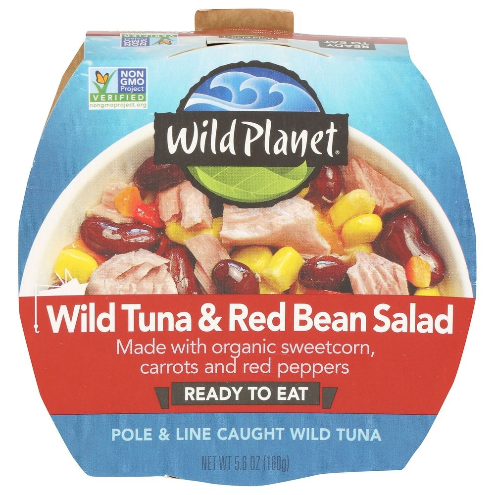 Wild Planet Wild Tuna and Red Bean Salad, 5.6 Ounce -- 9 per case