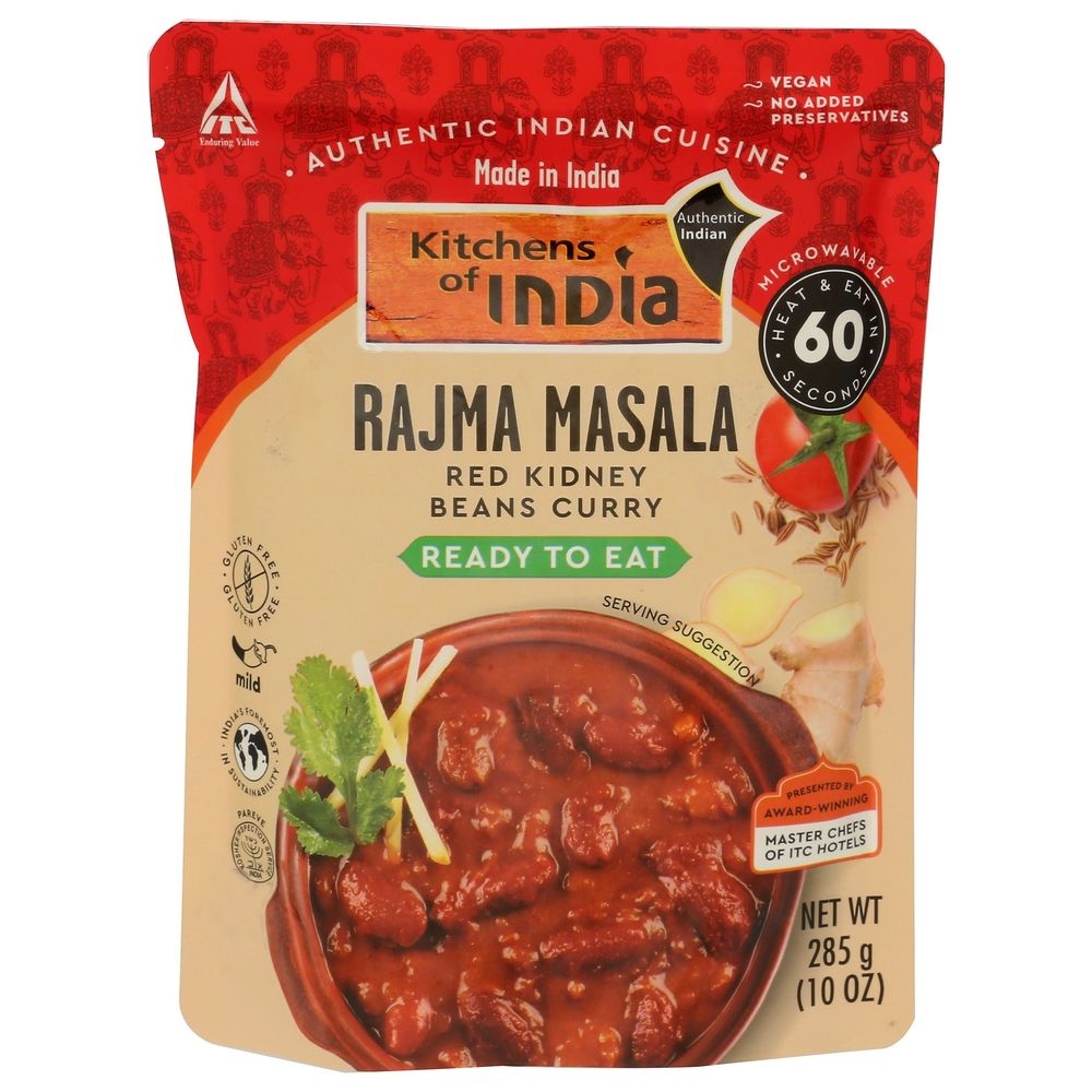 Kitchens of India Ready To Eat Rajma Masala, 10 Ounce -- 6 per case