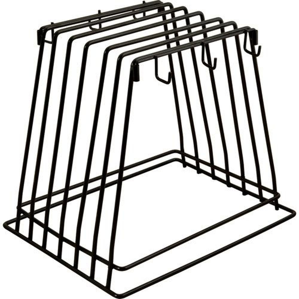 Winco 86108 6 Slot Vinyl Coated Cutting Board Rack