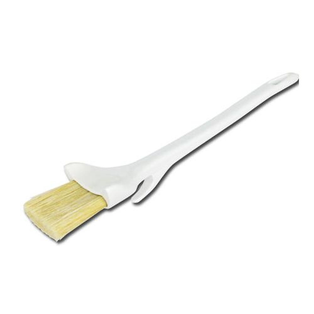 Winco WBRP-20H Pastry/Basting Brush with Hook and 2 inch Wide Concave Head, 10 x 2 1/2 x 3/5 inch