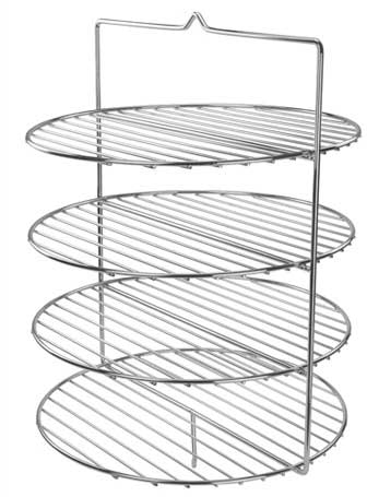 Winco 4 Tier Round Pizza Rack for EDM-2 Electric Heated Pizza/Pretzel Merchandiser, 14 inch -- 5 per case