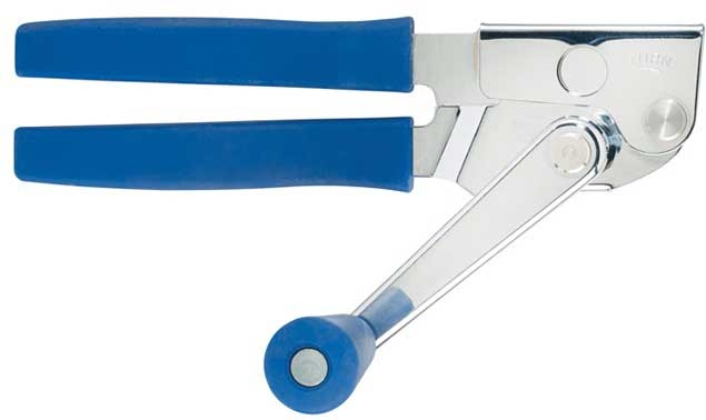 Winco Twist and Out Chrome Plated Large Crank Handle Can Opener, 8 3/4 inch Length -- 48 per case