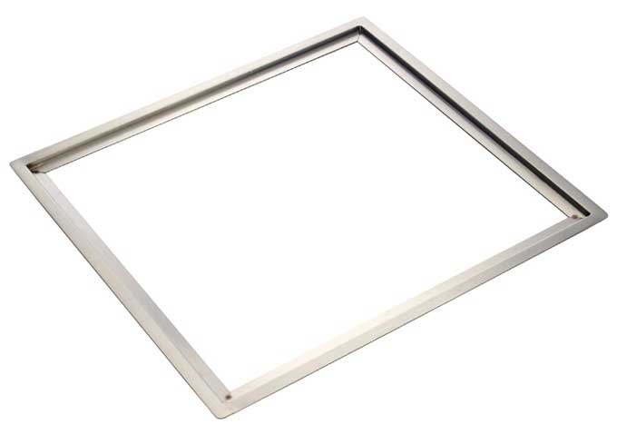 Winco Stainless Steel Trim Ring for Drop In Induction Cooker, 13 5/8 x 14 3/8 x 3/8 inch