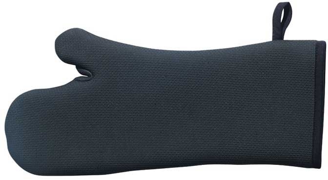 Winco Black Neoprene Oven Mitt, 17 inch -- 48 per case
