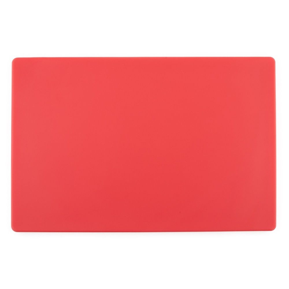 Winco CBRH-1218 Red Color Coded Cutting Board, 12 x 18 inch