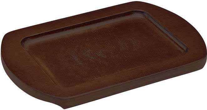 Winco FireIron Rectangular Wood Underliner for CASM-7RT Mini Induction Server -- 48 per case