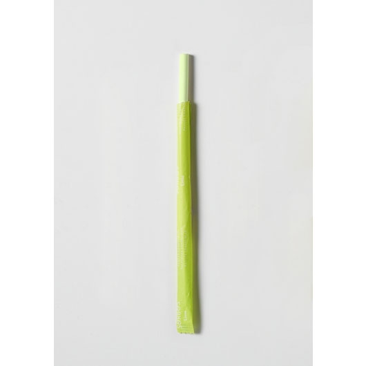 Sorbos Edible Lime Straw, 19 Centimeter -- 200 per case
