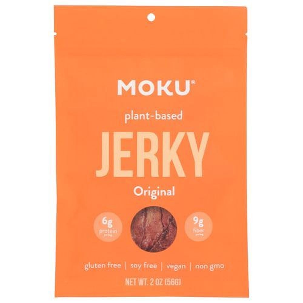 Moku Original Plant Based Mushroom Jerky, 2 Ounce -- 8 per case