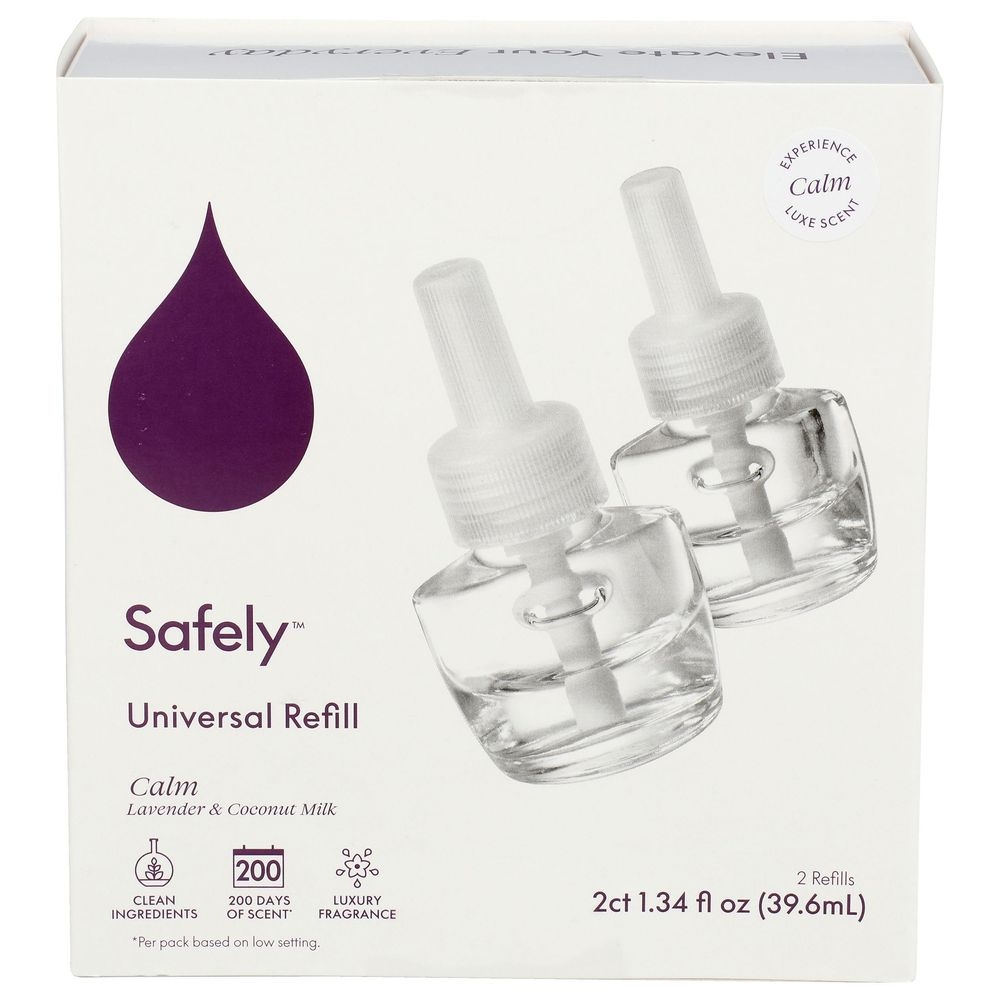 Safely Calm Air Fresh Plugin Universal Refill, 1.34 Fluid Ounce -- 8 per case