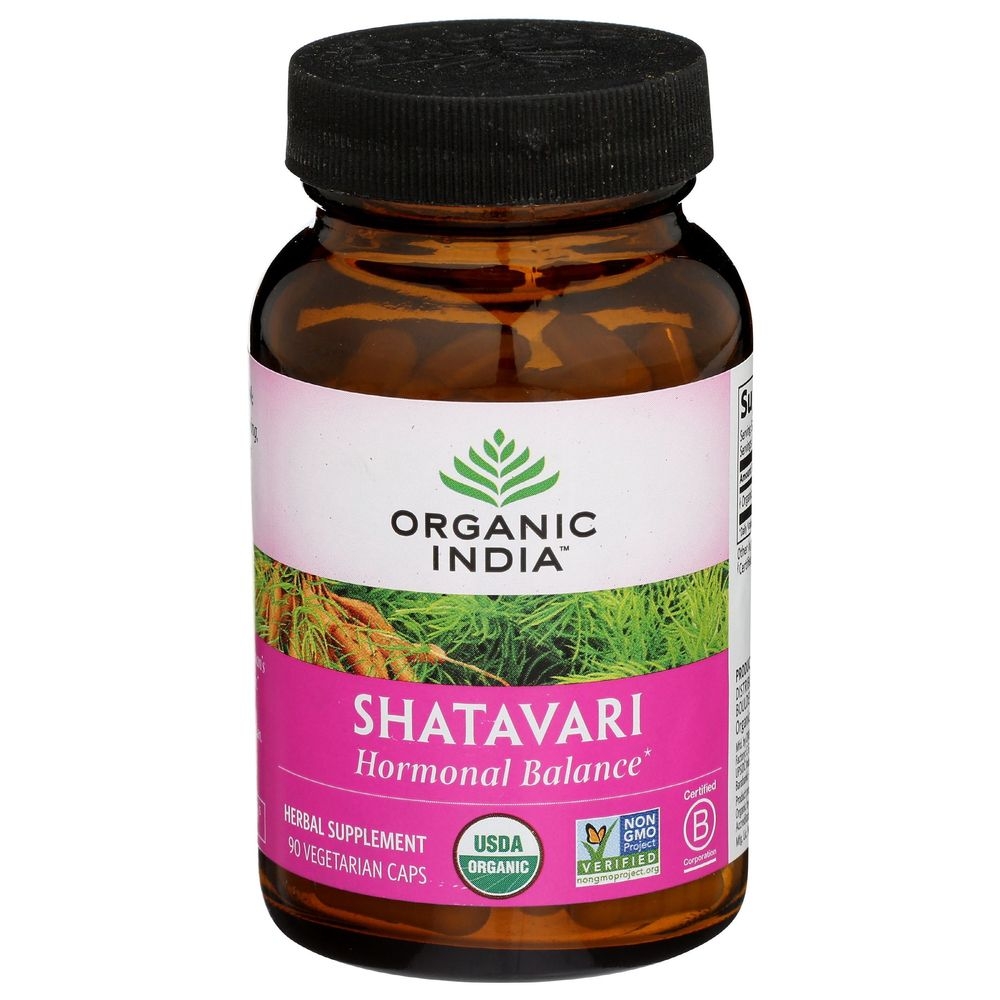 Organic India Shatavari Vegetarian Capsules, 90 count