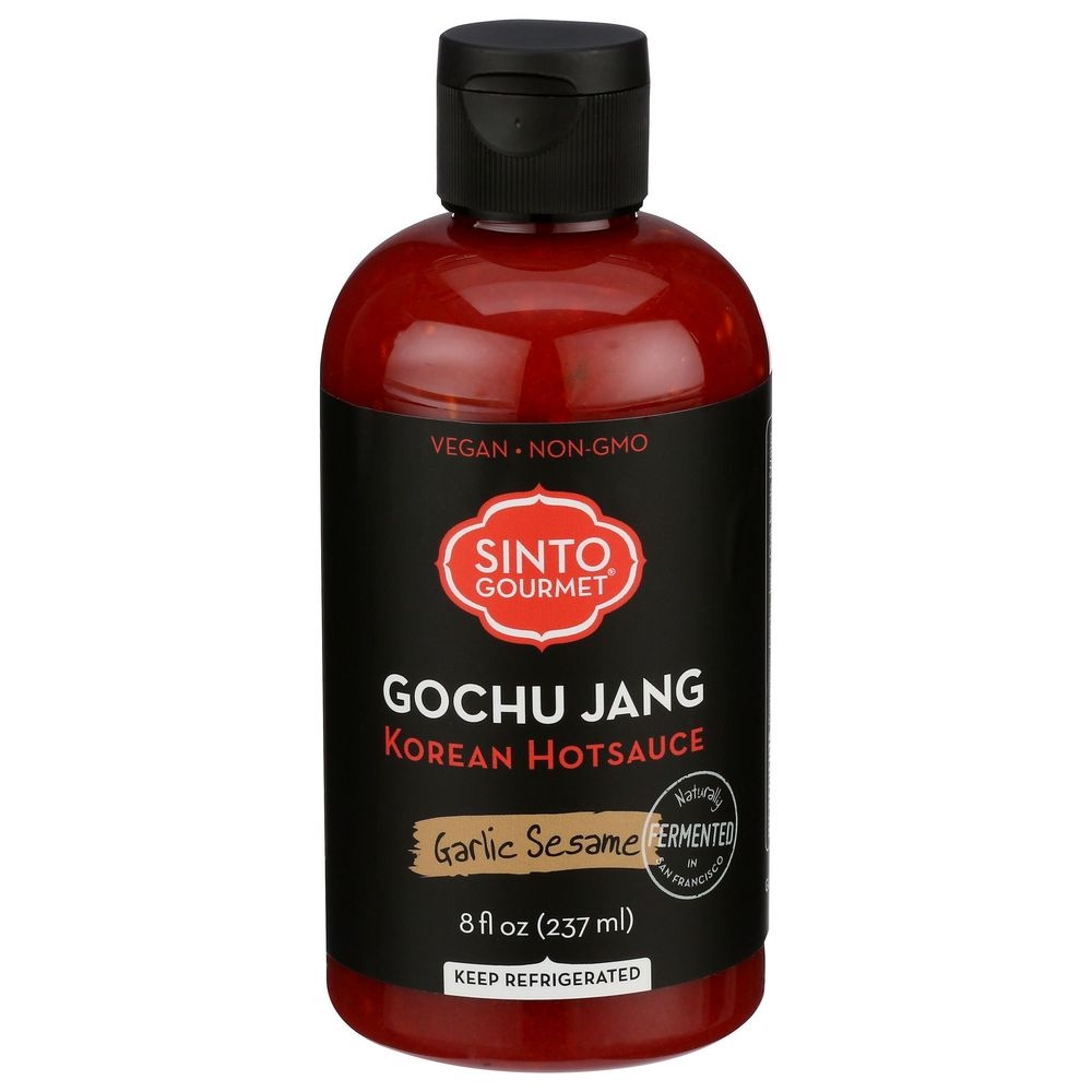 Sinto Gourmet Garlic Sesame Korean Hot Sauce, 8 Fluid Ounce -- 6 per case