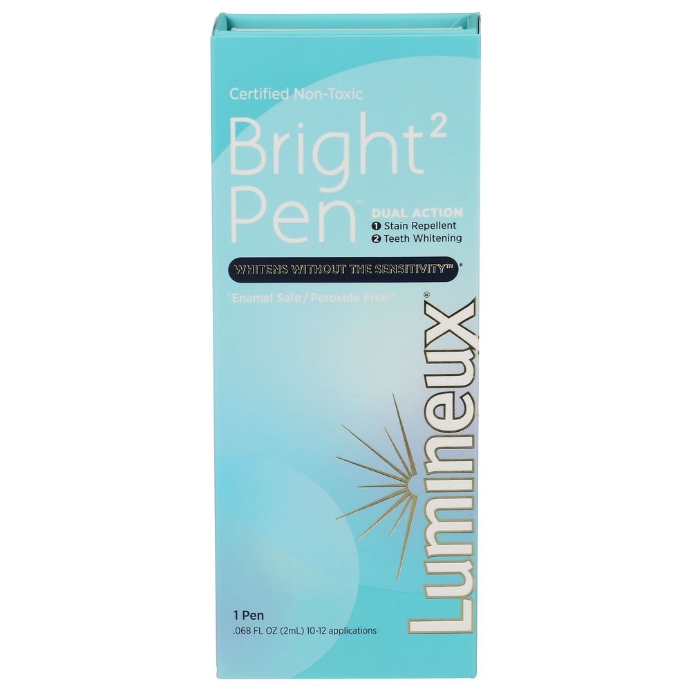 Lumineux Bright2 Dual Action Stain Repellant and Whitening Pen, 0.68 Fluid Ounce