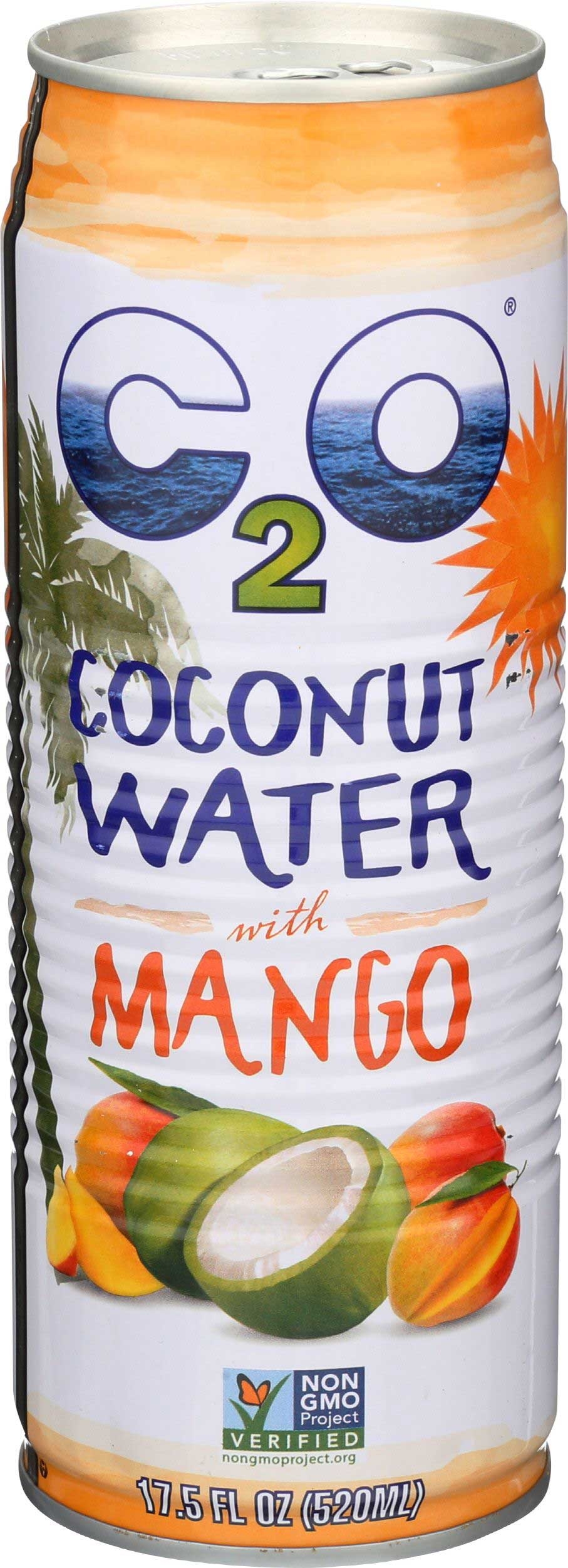 C2O Mango Coconut Water, 17.5 Fluid Ounce -- 12 per case