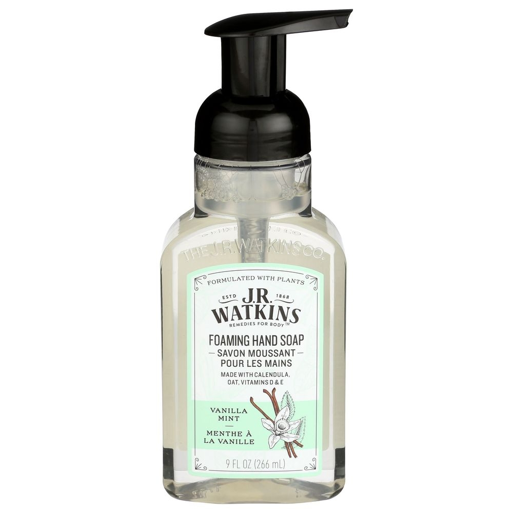 Jr Watkins Vanilla Mint Foaming Hand Soap, 9 Fluid Ounce -- 3 per case