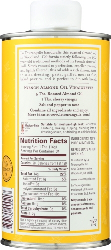 La Tourangelle Roasted Almond Oil, 16.9 Ounce -- 6 Per Case