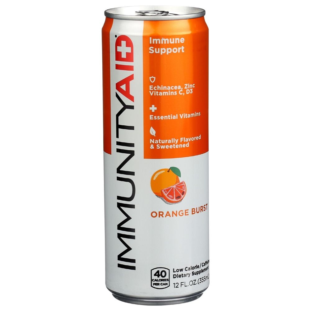 LifeAid Orange Burst Immunity Aid Beverage, 12 Fluid Ounce -- 12 per case