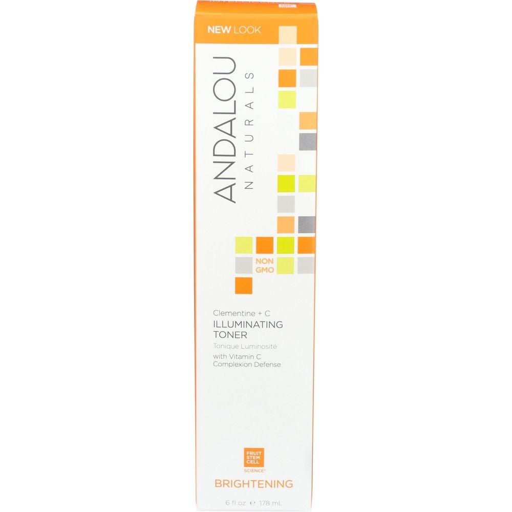 Andalou Naturals Clementine Plus C Illuminating Toner, 6 Ounce