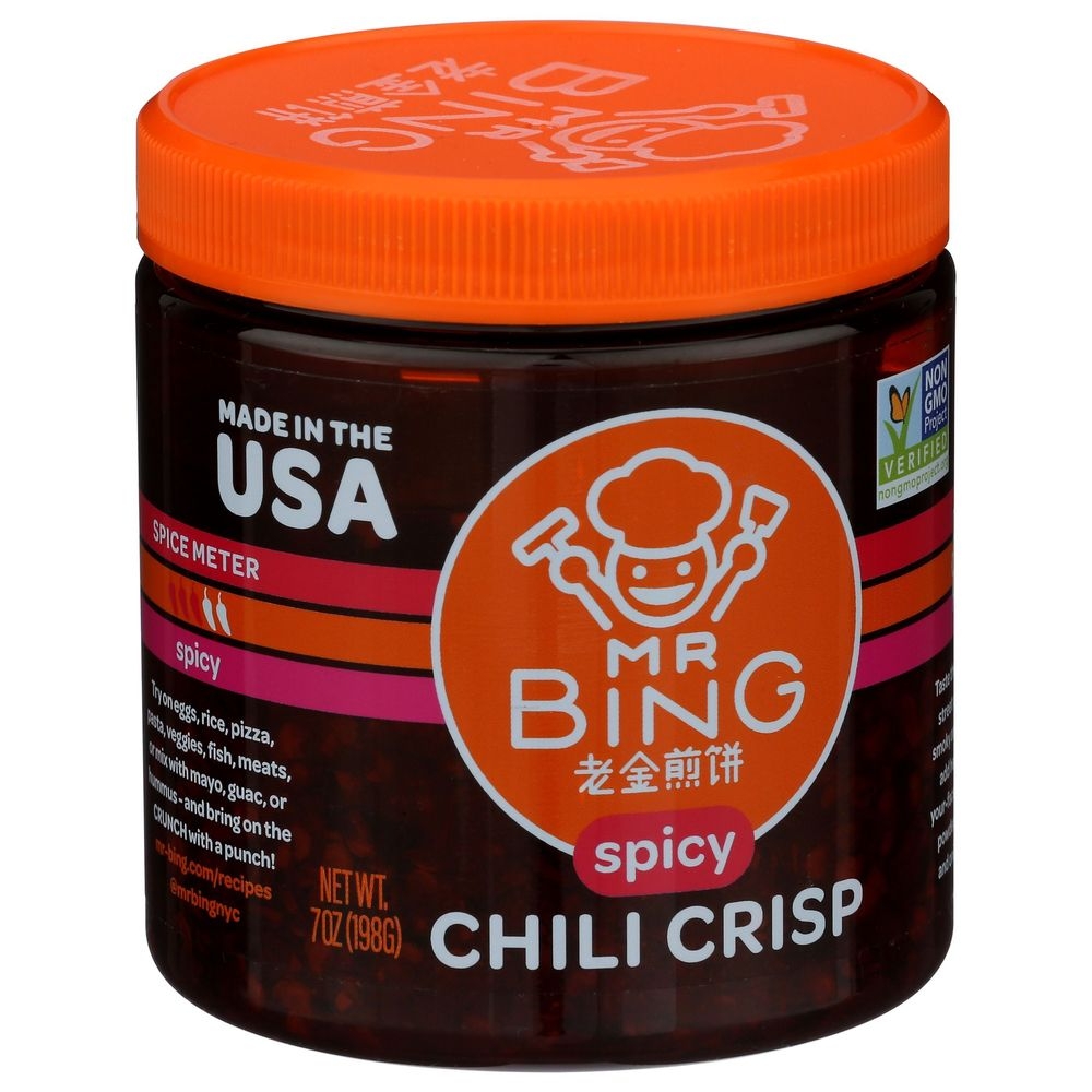 Mr. Bing Spicy Chili Crisp, 7 Ounce -- 6 per case