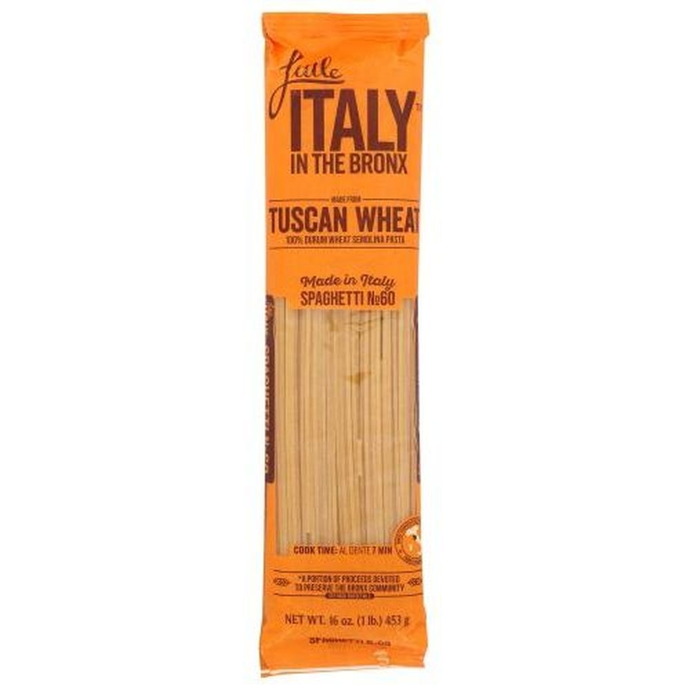Little Italy In The Bronx Tuscan Wheat No 60 Spaghetti Pasta, 16 Ounce -- 12 per case