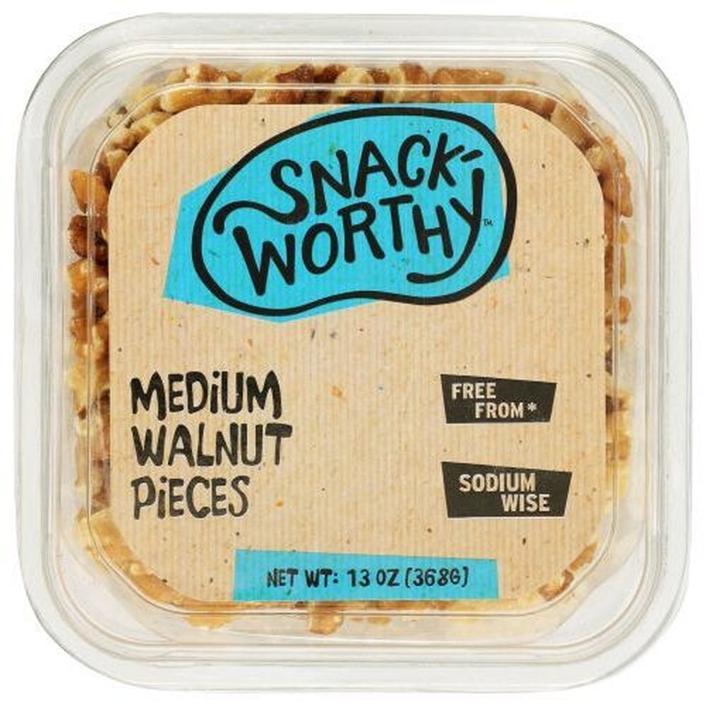 Snackworthy Medium Walnut Pieces, 13 Ounce -- 12 per case