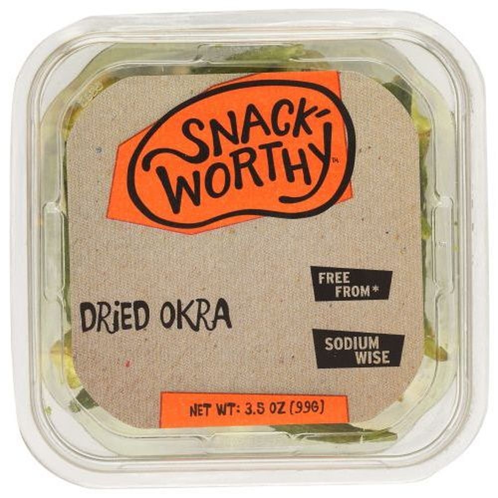 Snackworthy Dried Okra, 3.5 Ounce -- 12 per case