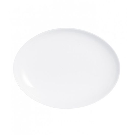 Luminarc Evolutions White Oval Platter, 9 3/4 x 13 inch -- 12 per case