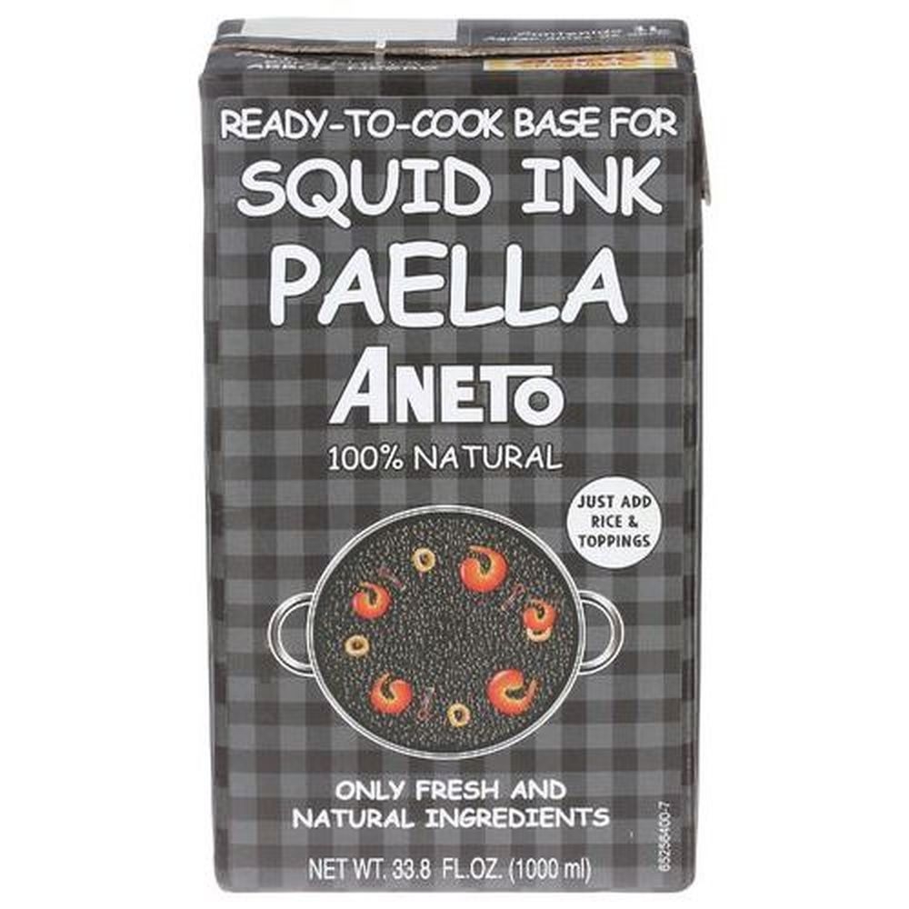 Aneto Natural Squid Ink Paella Base, 1 Liter -- 6 Per Case