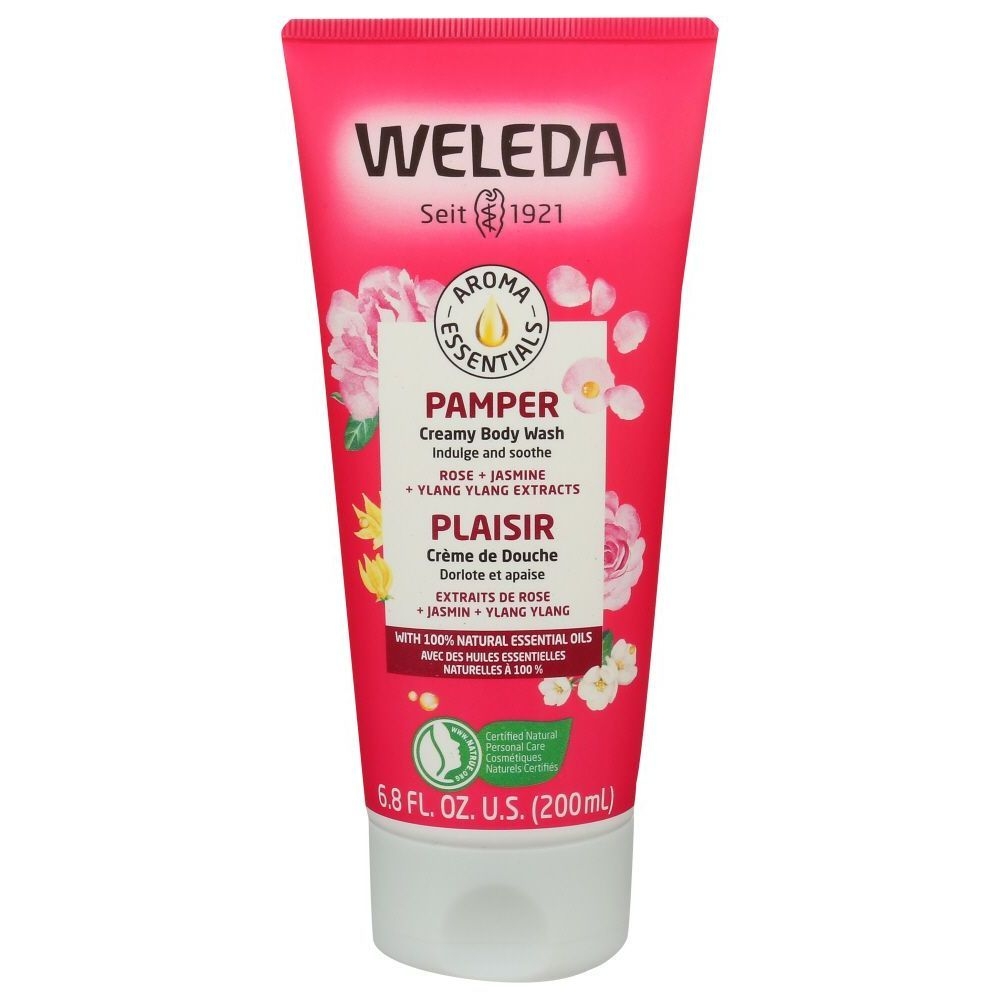 Weleda Aroma Essentials Pamper Creamy Body Wash, 6.8 Fluid Ounce