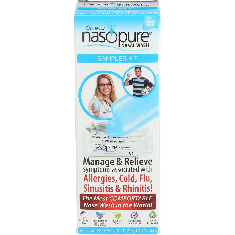 Dr. Hanas Nasopure Nasal Wash Sampler Kit