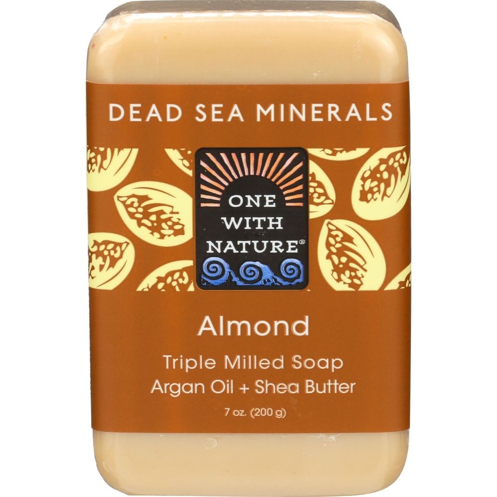 One With Nature Almond Dead Sea Mineral Soap, 7 Ounce -- 3 per case