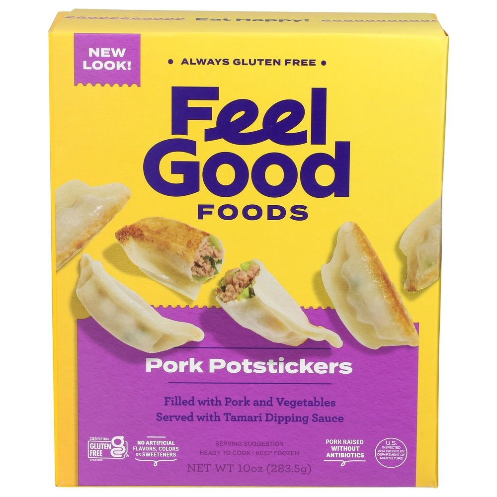 Feel Good Foods Pork Potstickers, 10 Ounce -- 9 per case