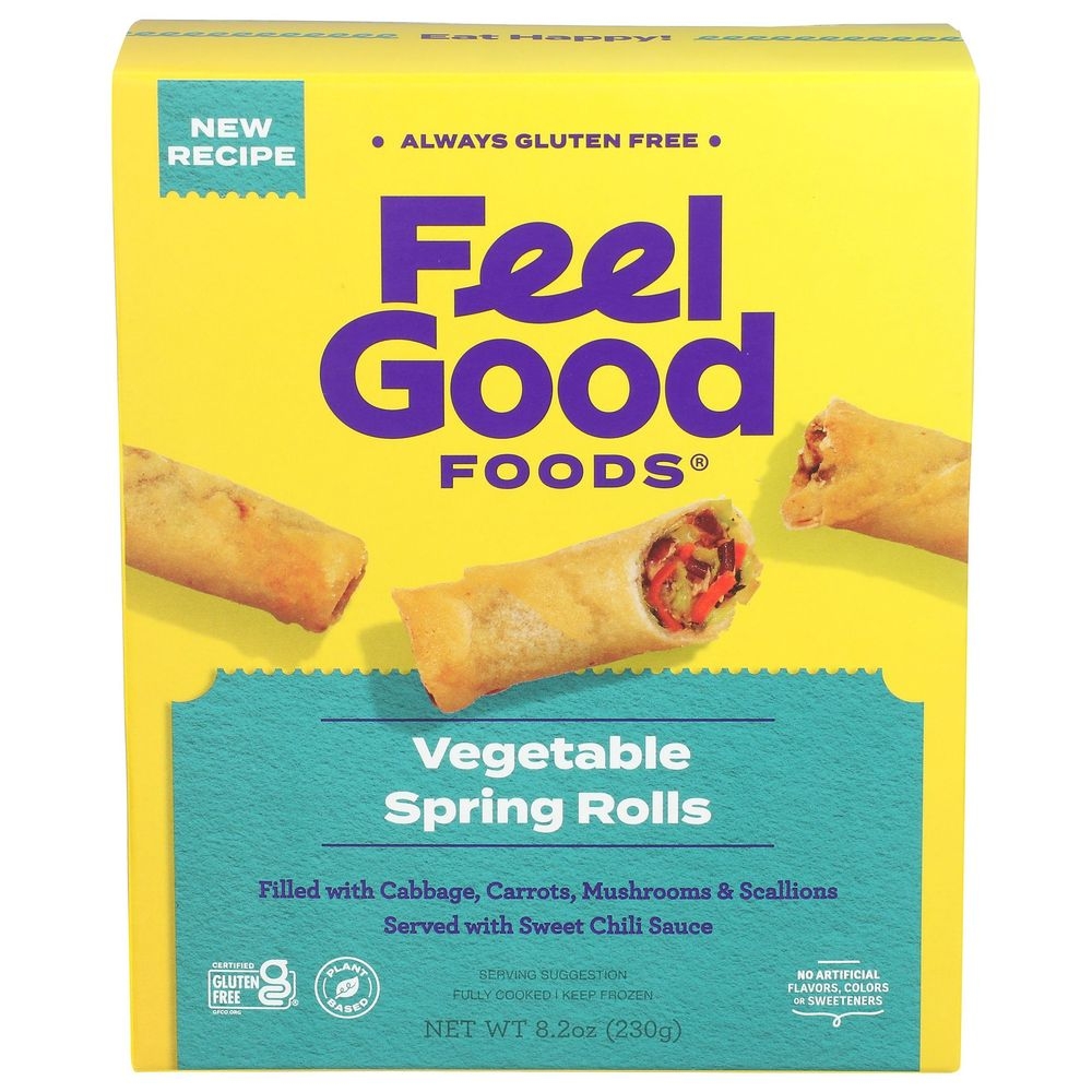 Feel Good Foods Thai Style Vegetable Spring Roll, 8.2 Ounce -- 9 per case.
