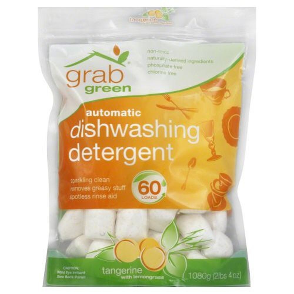 Grab Green Tangerine with Lemongrass Automatic Dishwashing Detergent Pod, 2.4 Pound -- 4 per case