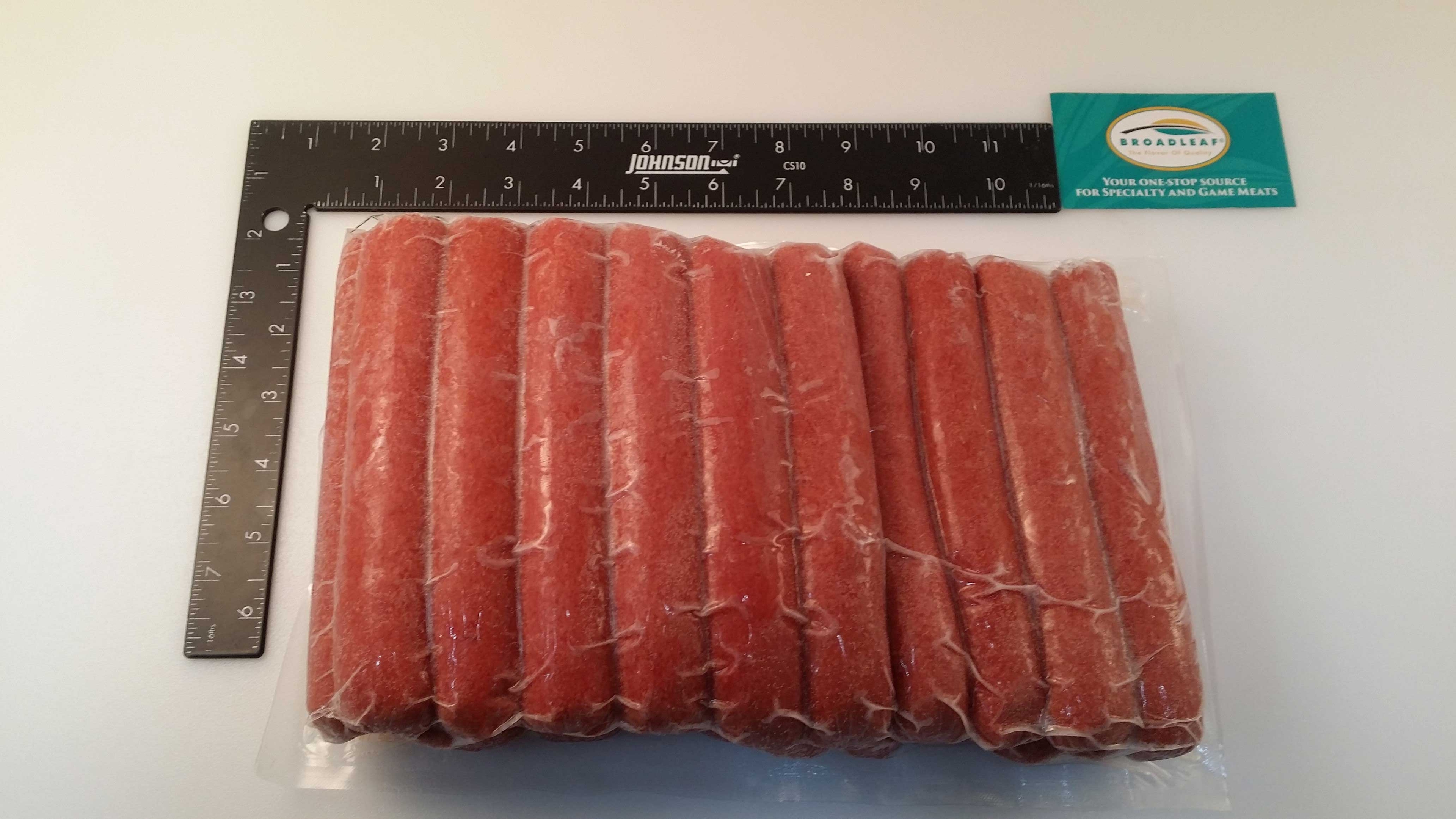Broadleaf Wagyu 5 1 Beef Hot Dog, 5 Pound -- 2 per case.
