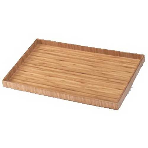 Cal Mil Bamboo Tray, 19.75 x 11.75 x 1.25 inch