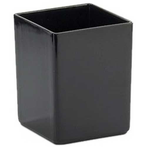 Cal Mil Salad Bar Accessories Cater Choice Black Melamine Box, 5 x 5 x 6 inch