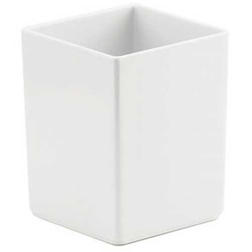 Cal Mil Salad Bar Accessories Cater Choice White Melamine Box, 5 x 5 x 6 inch